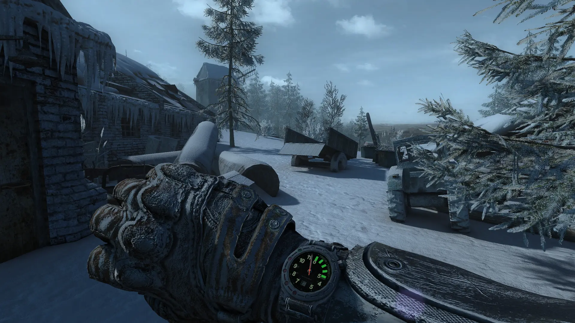 Alone In Windstorm: Fallen Bear
